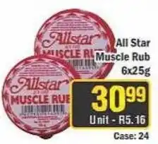 J&E Cash and Carry All Star Muscle Rub offer