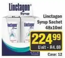 J&E Cash and Carry Linctagon Syrup Sachet offer
