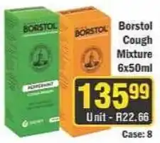 J&E Cash and Carry Borstol Cough Mixture offer