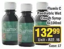 J&E Cash and Carry Flumix C Paediatric Wet Cough Syrup offer