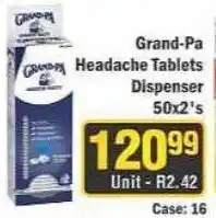 J&E Cash and Carry Grand-Pa Headache Tablets Dispenser offer