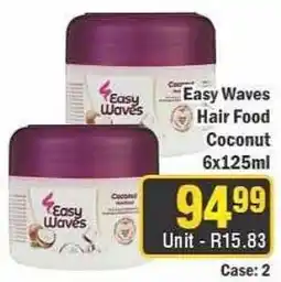 J&E Cash and Carry Easy Waves Hair Food Coconut offer