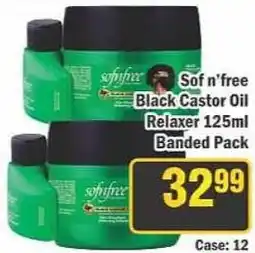 J&E Cash and Carry Sof n'free Black Castor Oil Relaxer offer