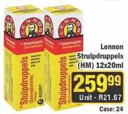 J&E Cash and Carry Lennon Struipdruppels (HM) offer