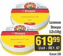 J&E Cash and Carry Lennon Doepa offer