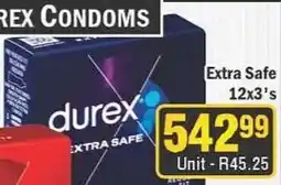 J&E Cash and Carry Durex Condoms Extra Safe offer