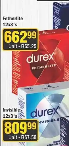J&E Cash and Carry Durex Fetherlite offer