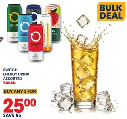 Econo Foods SWITCH ENERGY DRINK ASSORTED offer