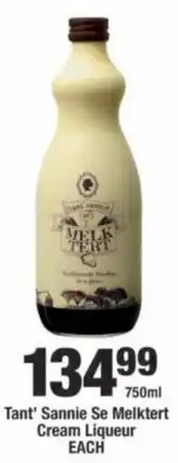 OK Liquor Tant' Sannie Se Melktert Cream Liqueur offer