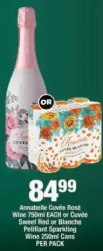 OK Liquor Annabelle Cuvée Rosé Wine offer