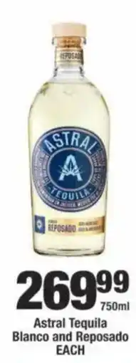 OK Liquor Astral Tequila Blanco and Reposado offer