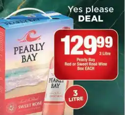 OK Liquor Pearly Bay Sweet Rosé offer