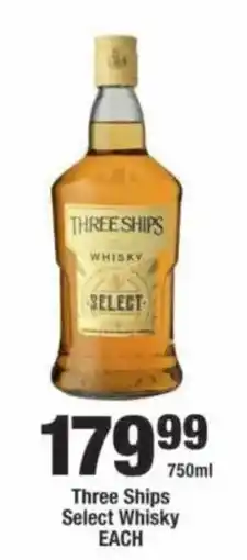OK Liquor Three Ships Select Whisky offer