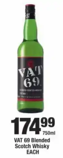 OK Liquor VAT 69 Blended Scotch Whisky offer