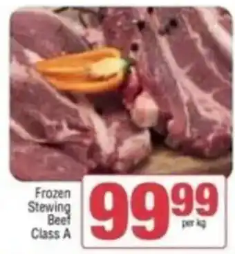 Frozen Stewing Beef Class A