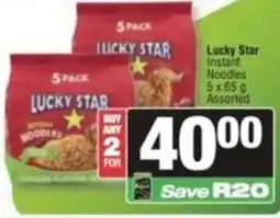 Spar Lucky Star Instant Noodles Assorted offer