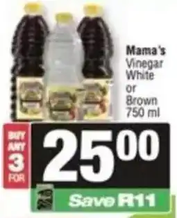 Spar Mama's Vinegar White or Brown offer