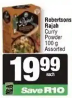 Spar Robertsons Rajah Curry Powder Assorted offer