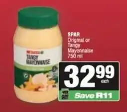 Spar Spar Tangy Mayonnaise offer