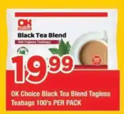 OK Grocer OK Choice Black Tea Blend offer