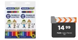 Check Star Marlin Kids Triangular Colour Pencils offer