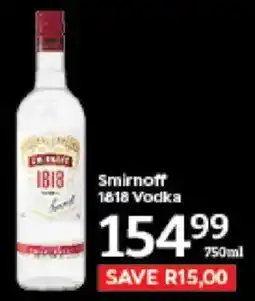 Oxford Freshmarket Smirnoff 1818 Vodka offer