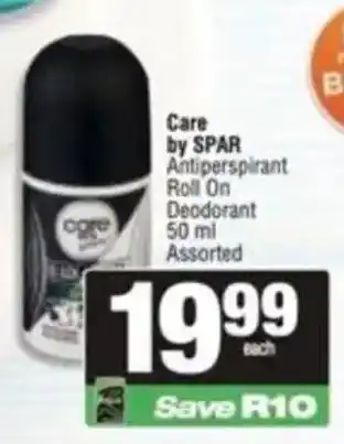 Care by SPAR Antiperspirant Roll On Deodorant Assorted
