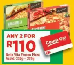 OK Grocer Bella Vita Frozen Pizza Assorted offer