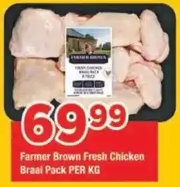 OK Grocer Farmer Brown Fresh Chicken Braai Pack offer