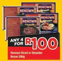 OK Grocer Renown Diced or Shoulder Bacon offer