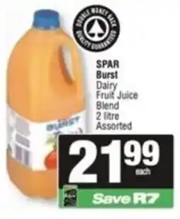 Spar SPAR Burst Dairy Fruit Juice Blend Assorted offer