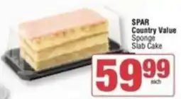 Spar SPAR Country Value Sponge Slab Cake offer
