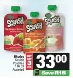 Spar Rhodes Squish Pouches Assorted offer
