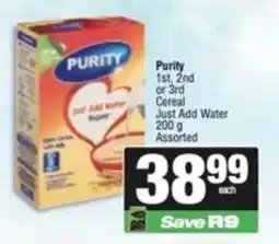 Spar Purity Cereal Assorted offer