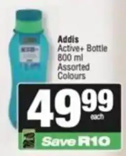 Spar Addis Active+ Bottle Assorted offer