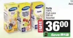 Spar Purity 100% Fruit Juice Assorted offer