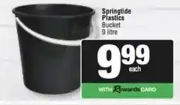 Spar Springtide Plastics Bucket offer