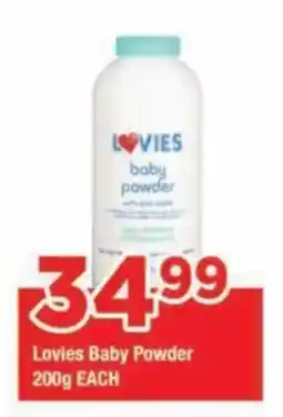 OK Grocer Lovies Baby Powder offer