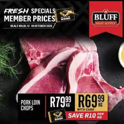 Bluff Meat Supply Bluff Pork Loin Chops offer