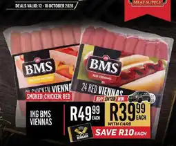 Bluff Meat Supply BMS Red Viennas offer