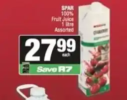 Spar SPAR 100% Fruit Juice Assorted offer