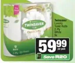 Spar Twinsaver Luxury Toilet Rolls offer