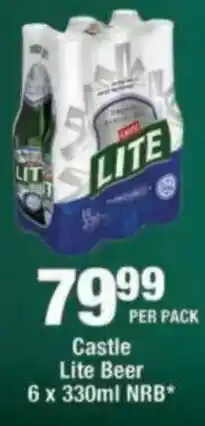 OK Liquor Castle Lite Beer offer