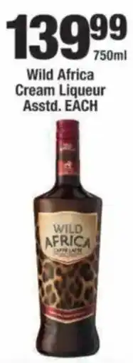OK Liquor Wild Africa Cream Liqueur offer