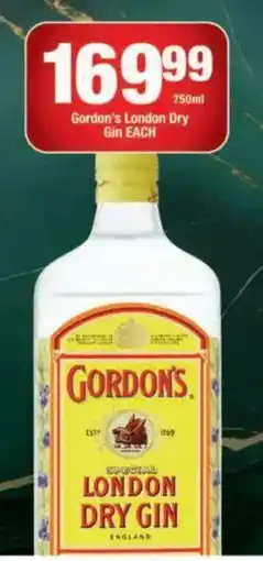OK Liquor Gordon's London Dry Gin offer