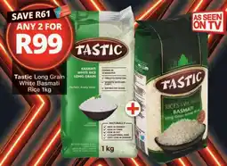Checkers Tastic Long Grain White Basmati Rice offer