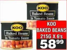 Advance Cash n Carry KOO Baked Beans In Tomato Sauce offer