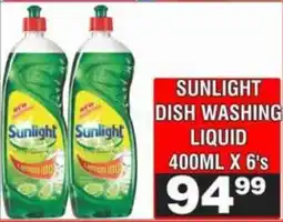 Advance Cash n Carry Sunlight Dish Washing Liquid offer