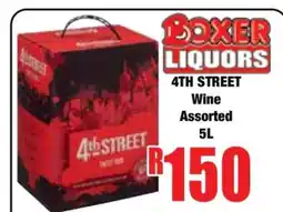 Boxer 4TH STREET Wine Assorted 5L offer