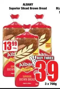 Boxer Albany Superior Sliced Brown Bread offer